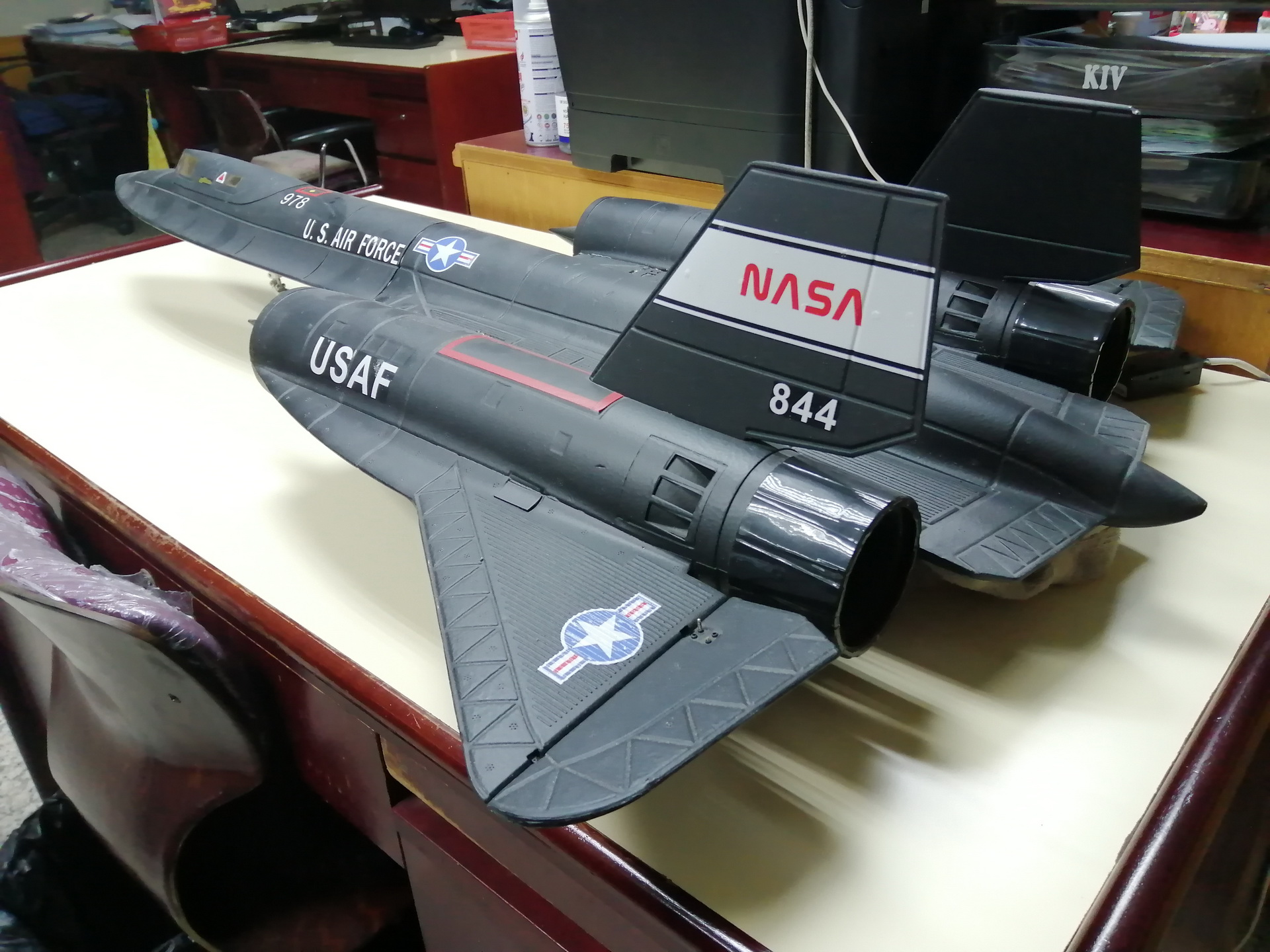 LANXIANG SR-71 Blackbird twin 64mm EDF - 750mm - SupermotoXL