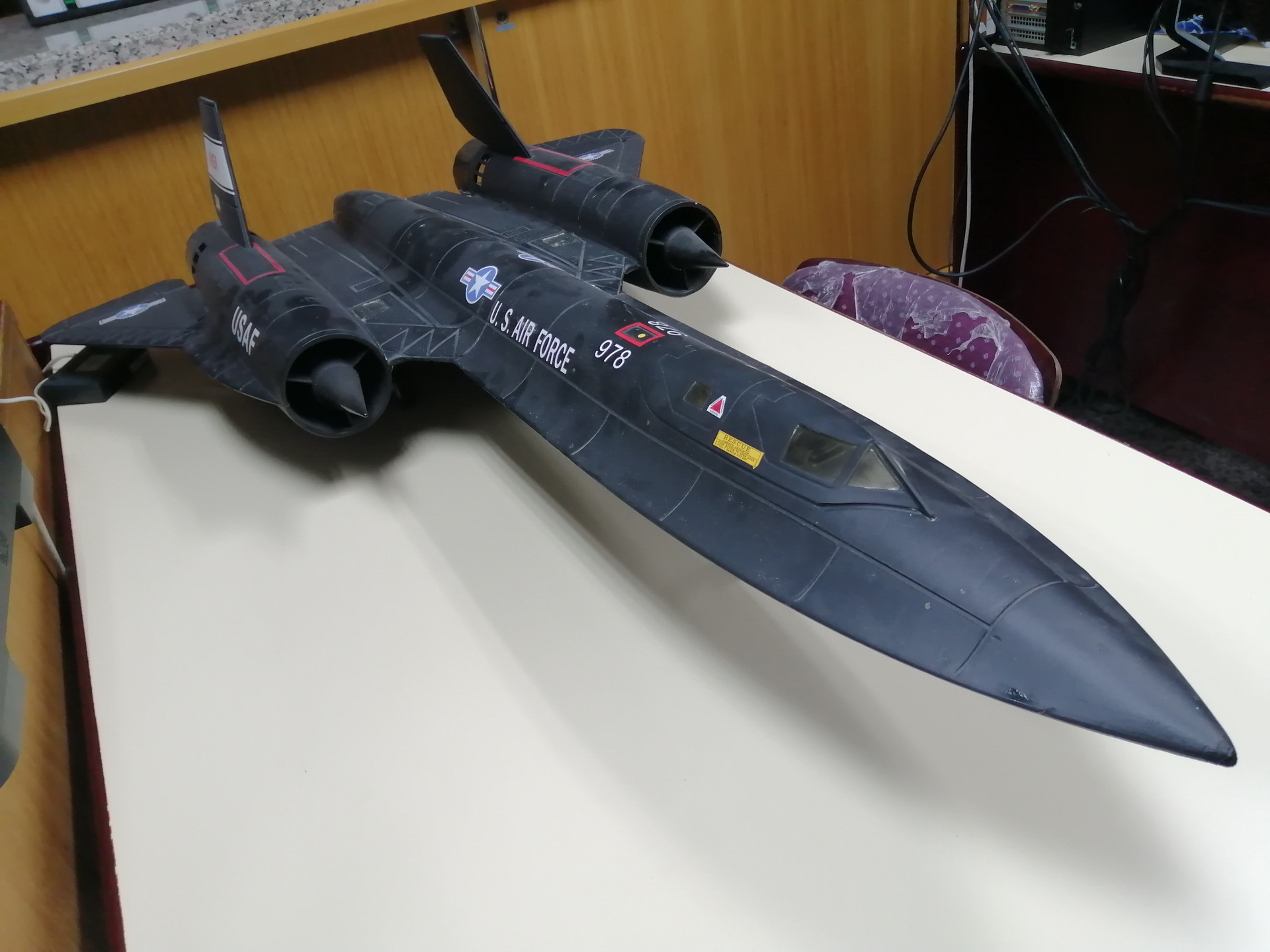 LANXIANG SR-71 Blackbird twin 64mm EDF - 750mm - SupermotoXL