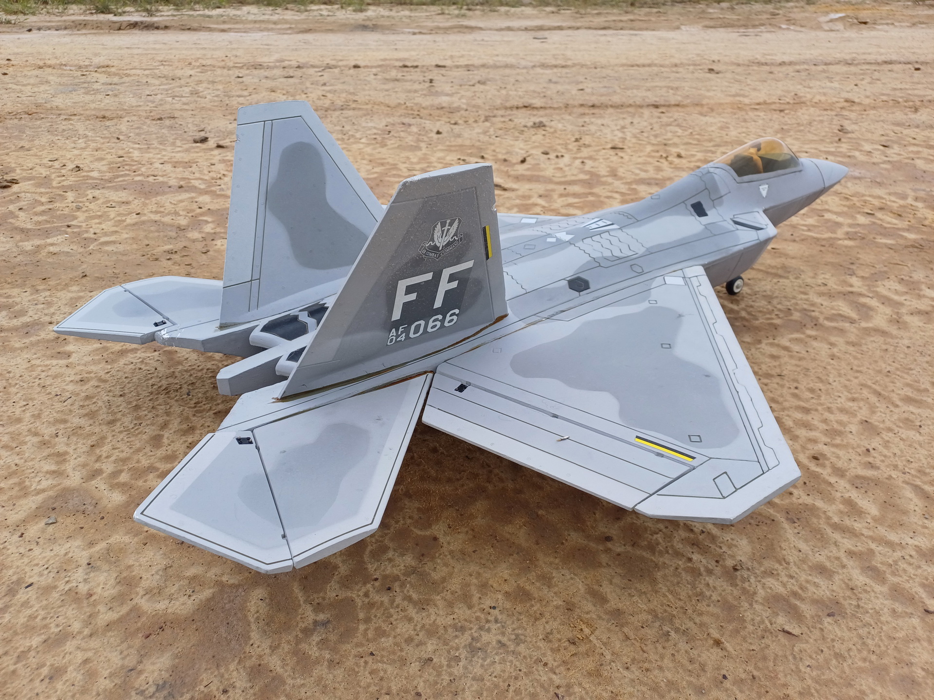 Sky Flight Hobby F-22 Raptor 70mm EDF jet - 850mm - SupermotoXL