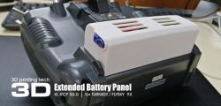 XL-RCP 50.0: Extended battery panel for TURNIGY / FLYSKY 9X