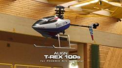 Align T-REX 100s micro helicopter - Phoenix R/C simulator 