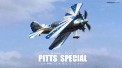 Hobby King Pitts Special bi-plane - Phoenix R/C simulator 