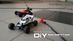 How to tutorial: DIY home made R/C track for micro racing models - low budget