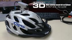 XL-RCP 46.0: Mini camera mounting kit on helmet
