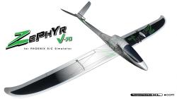 Durafly ZEPHYR V-70 - Phoenix R/C simulator