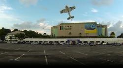 Virtual flying site - Hypermarket parking lot
